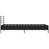 vidaXL Cadre de lit sans matelas noir 90x200 cm