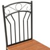 vidaXL Chaises à manger lot de 4 marron MDF