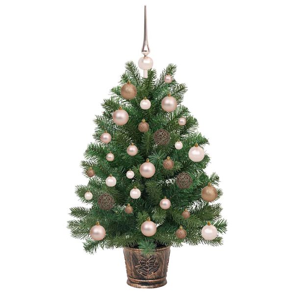 vidaXL Sapin de No&euml;l artificiel avec 150 LED Vert 95 cm PE et PVC