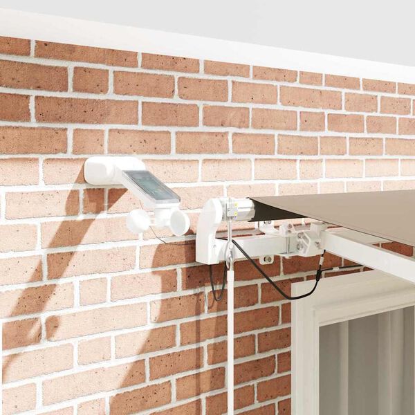 vidaXL Auvent R&eacute;tractable Beige 300 x 250 cm Polyester et m&eacute;tal