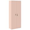 vidaXL Armoire de rangement Rose 80 x 40 x 200 cm Acier