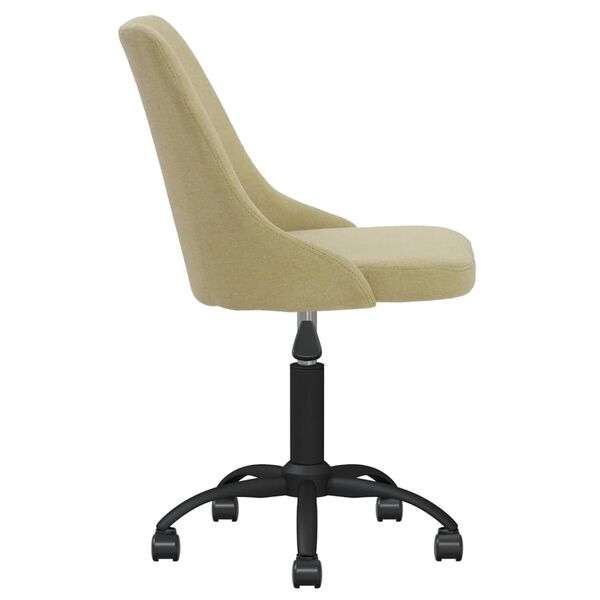vidaXL Chaises pivotantes &agrave; manger lot de 4 vert tissu