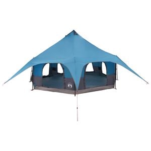 vidaXL Tente familiale Bleu 10 personnes