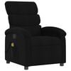 vidaXL Fauteuil de massage inclinable noir tissu