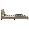 vidaXL Cadre de lit sans matelas Zadar cappuccino 180x200 cm similicuir