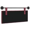 vidaXL T&ecirc;te de lit suspendue Bordeaux 110 x 55 x 7 cm tissu