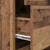 vidaXL Biblioth&egrave;que Bois ancien 40 x 35 x 180 cm Bois d'ing&eacute;nierie
