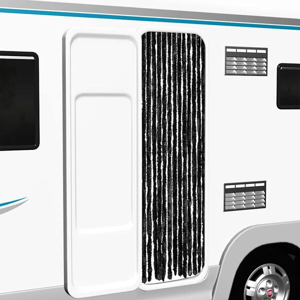 vidaXL Moustiquaire Anthracite 56x200 cm Chenille