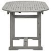 vidaXL Table à dîner de jardin (120-170)x80x75 cm Bois d'acacia massif