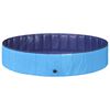 vidaXL Piscine de nage pliable pour chien Bleu 160 x 160 x 30 cm PVC