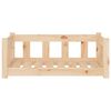 vidaXL Lit pour chien 75,5 x 55,5 x 28 cm Bois de pin massif