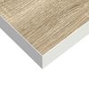 vidaXL &Eacute;tag&egrave;res flottantes 2 pcs ch&ecirc;ne et blanc 50x23x3,8 cm MDF