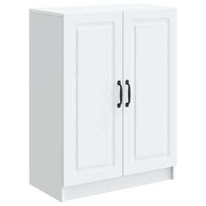vidaXL Buffet Blanc 66 x 34,5 x 87 cm Bois d'ing&eacute;nierie