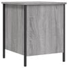 vidaXL Banc de rangement sonoma gris 40x42,5x50 cm bois d'ing&eacute;nierie
