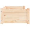 vidaXL Lit pour chien 65,5 x 50,5 x 28 cm Bois de pin massif