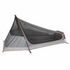 vidaXL Tente de camping tunnel 1 personne gris et orange imperméable