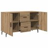 vidaXL Buffet ch&ecirc;ne artisanal 100x36x60 cm bois d'ing&eacute;nierie