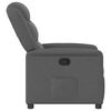 vidaXL Fauteuil inclinable Gris fonc&eacute; Tissu