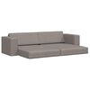 vidaXL Canap&eacute;-Lit 200cm Taupe tissu