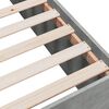 vidaXL Cadre de lit sans matelas gris b&eacute;ton 90x190 cm