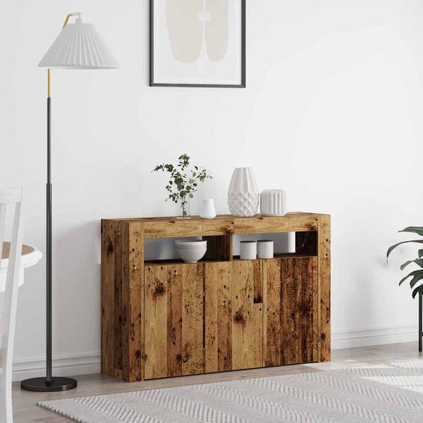 vidaXL Buffet Bois ancien 116 x 30 x 75 cm Bois d'ing&eacute;nierie