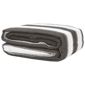 vidaXL Tapis de tente anthracite et blanc 400x600 cm PEHD