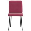 vidaXL Chaises &agrave; manger lot de 6 rouge bordeaux velours