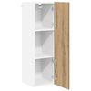 vidaXL Armoire suspendue avec porte Ch&ecirc;ne artisanal 30 x 31 x 100 cm
