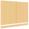 vidaXL Toile de rechange pour auvent Jaune et blanc 235 x 195 cm