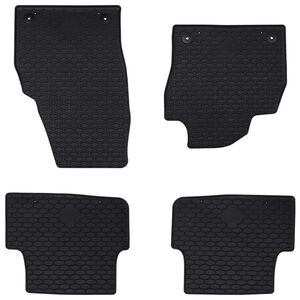 vidaXL Tapis de voiture 4 pc compatible avec VW POLO 2021- Caoutchouc