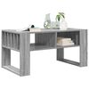 vidaXL Table basse Gris Sonoma 92 x 49,5 x 45 cm Bois d'ing&eacute;nierie