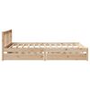 vidaXL Cadre de lit sans matelas 120x190 cm bois de pin massif