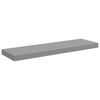 vidaXL &Eacute;tag&egrave;res murales flottantes 2 pcs gris 80x23,5x3,8 cm MDF
