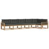 vidaXL Ensemble de canap&eacute;s d'ext&eacute;rieur 4 pc Blanc et anthracite
