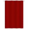 vidaXL Écran de balcon Rouge 160x240 cm Tissu Oxford