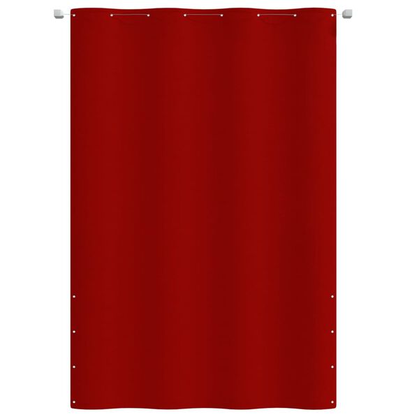 vidaXL Écran de balcon Rouge 160x240 cm Tissu Oxford