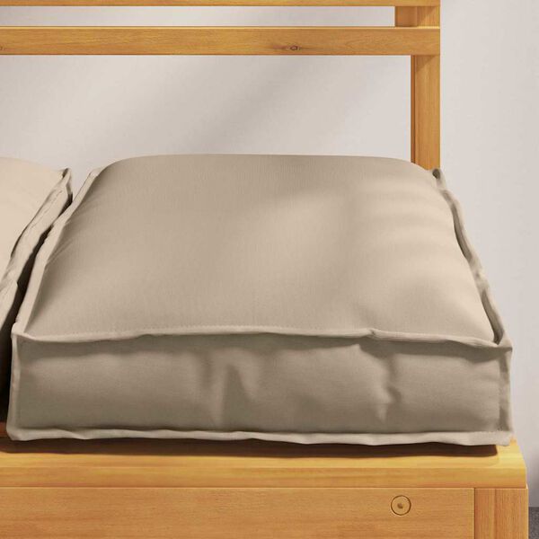 vidaXL Coussin 4 pcs Taupe 40 x 40 x 8 cm Tissu Oxford