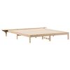 vidaXL Cadre de lit avec tables de chevet Naturel 180 x 220 cm
