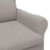 vidaXL fauteuil Gris clair 76 x 94 x 102 cm Tissu en Sherpa doux