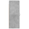 vidaXL Armoire murale gris b&eacute;ton 34,5x34x90 cm