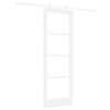 vidaXL Porte coulissante Blanc 73,5 x 211 cm