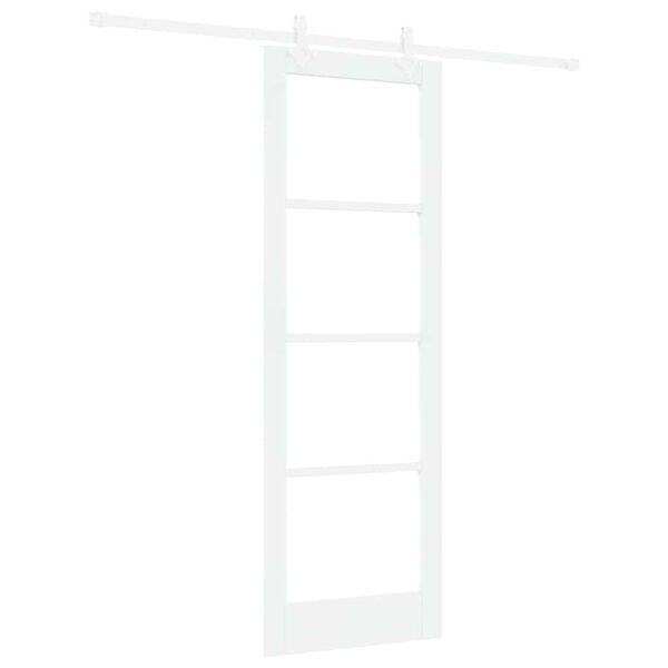 vidaXL Porte coulissante Blanc 73,5 x 211 cm