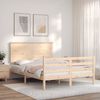 vidaXL Cadre de lit sans matelas 140x200 cm bois massif