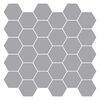 vidaXL Carreau hexagonal 20 pc Gris 30 x 30 cm Polyur&eacute;thane et PET