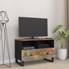 vidaXL Meuble TV 70x33x46 cm Bois massif de récupération