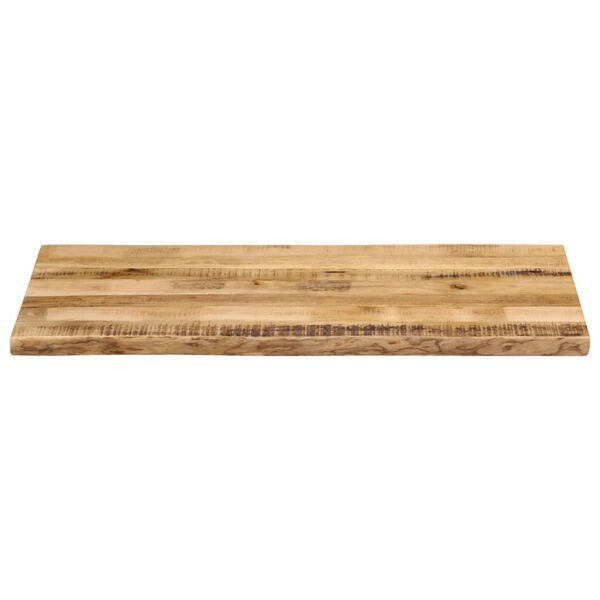 vidaXL Dessus de table bord vivant 120x60x2,5 cm bois de manguier brut