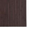 vidaXL Tapis rectangulaire marron fonc&eacute; 80x200 cm bambou