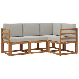 vidaXL Ensemble de canap&eacute;s d'ext&eacute;rieur 4 pc 4 place