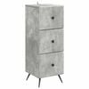 vidaXL Armoire &agrave; tiroirs Gris b&eacute;ton 33 x 34,5 x 90 cm