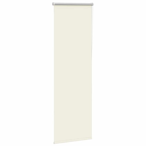 vidaXL Store enrouleur occultant blanc cass&eacute; 60x130cm largeur du tissu